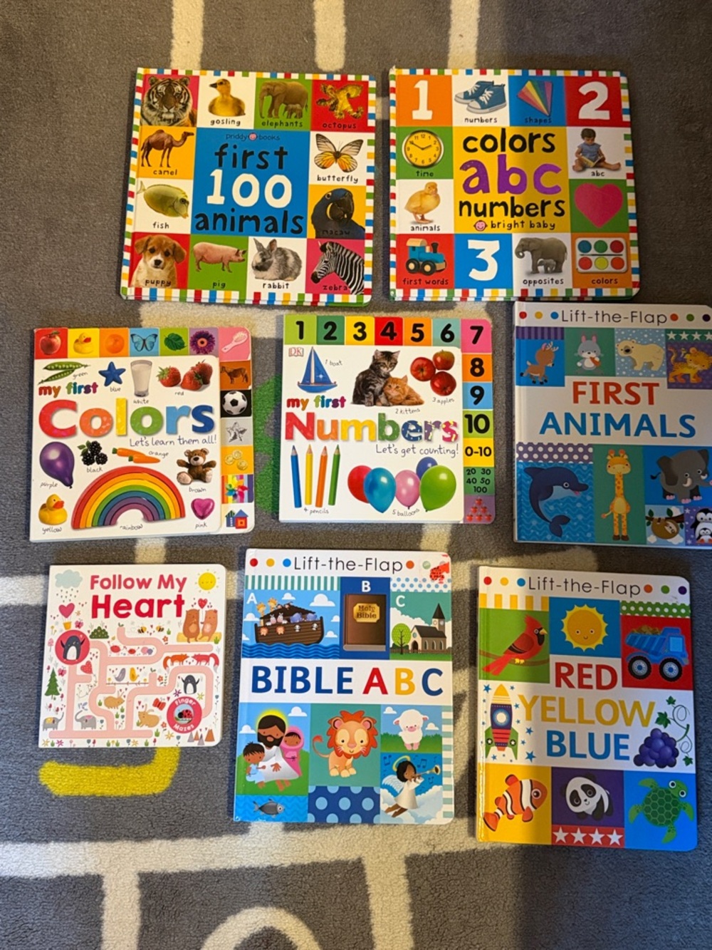 First Animals & ABCs Board Book Set - Multicolor